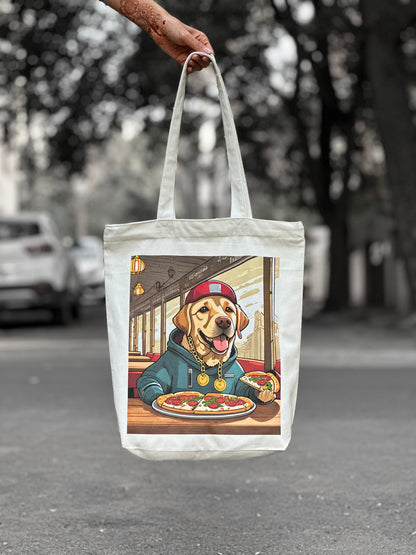 Lab and Pizza Tote