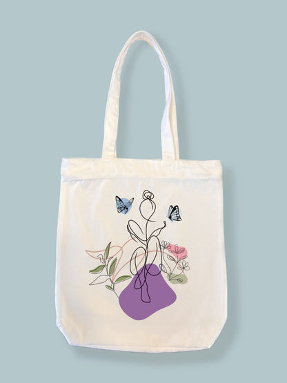 Self Love Canvas Tote Bag