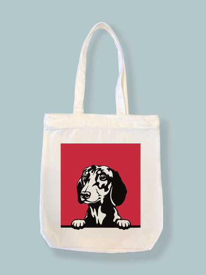 Dachshund Charm Tote Bag