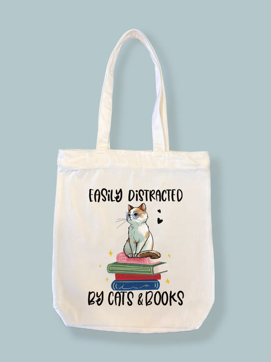 Literary Paws Tote Bag