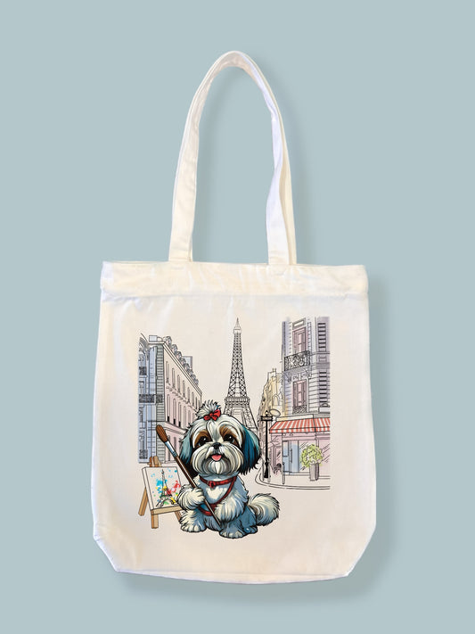 Shih-Tzu Sketcher Tote Bag