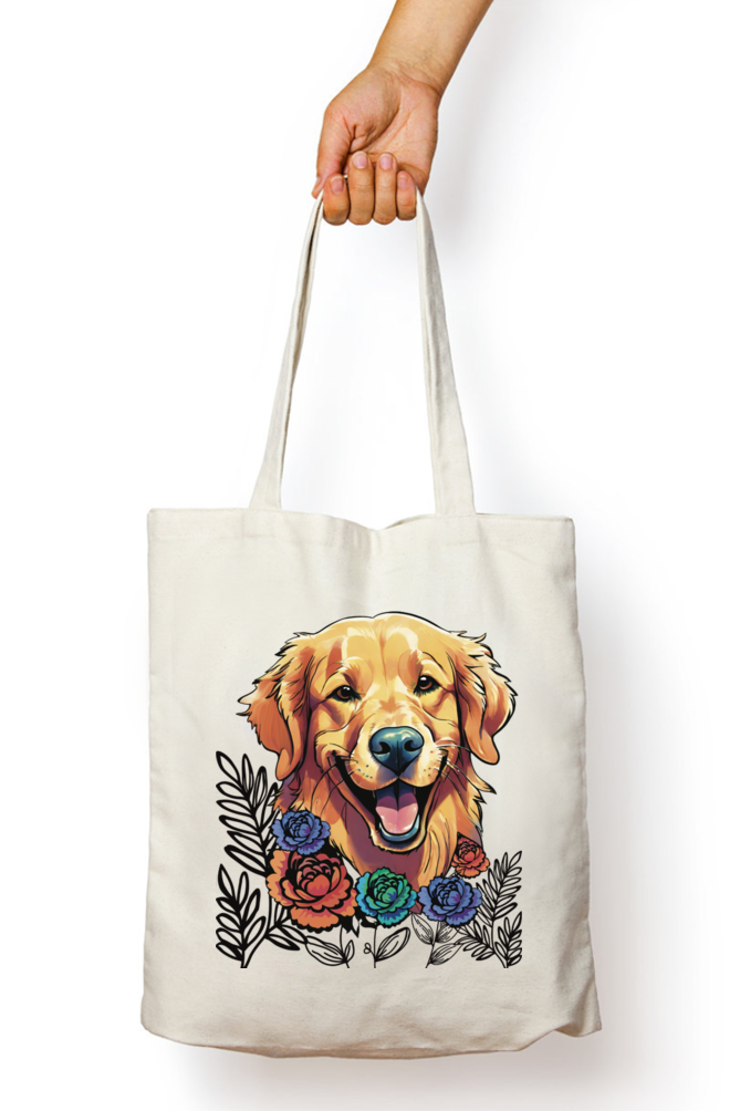 Golden Bloom Tote Bag