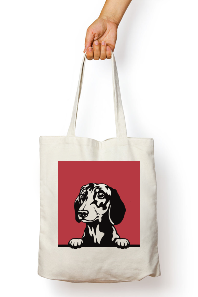 Dachshund Charm Tote Bag