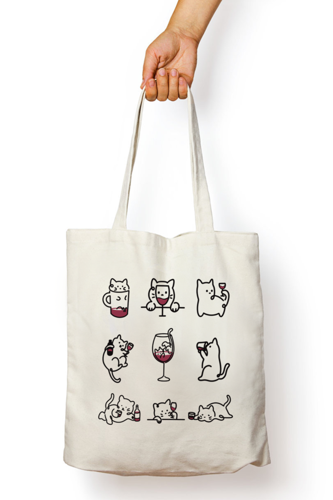 Purr & Pour Tote Bag