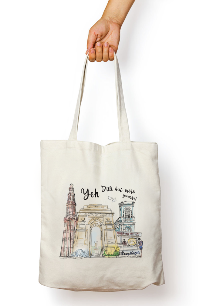 Dilli Darshan Tote Bag